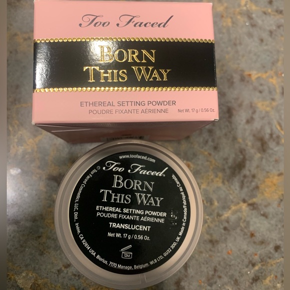 Too Faced Born This Way Ethereal Setting Powder Full Size, Translucent BNIB - Picture 3 of 5